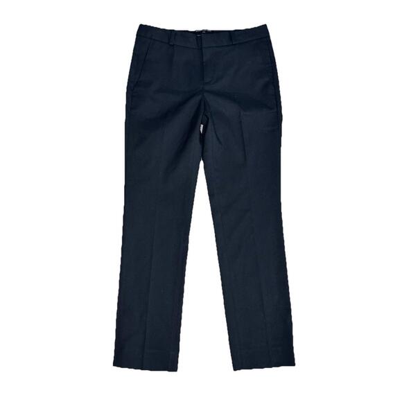 Banana Republic Pants - Banana Republic Ryan 2 Petite Ankle Black Mid Rise Straight Pants Career Work